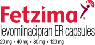 FETZIMA® levomilnacipran ER capsules 20 milligrams 40 milligrams 80 milligrams 120 milligrams logo